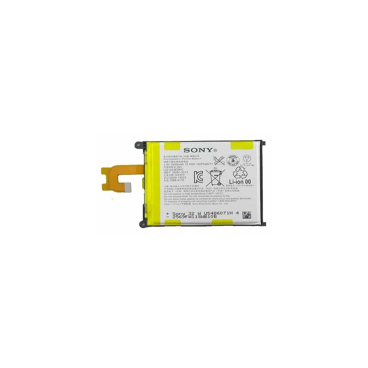 Batterie Akku Sony Xperia Z2 D6503 3200mAh Battery Accu