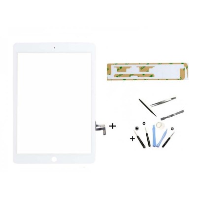 Glas inklusive Original Touch Screen für das iPad Air weiß WEISS  inkl. Klebestreifen