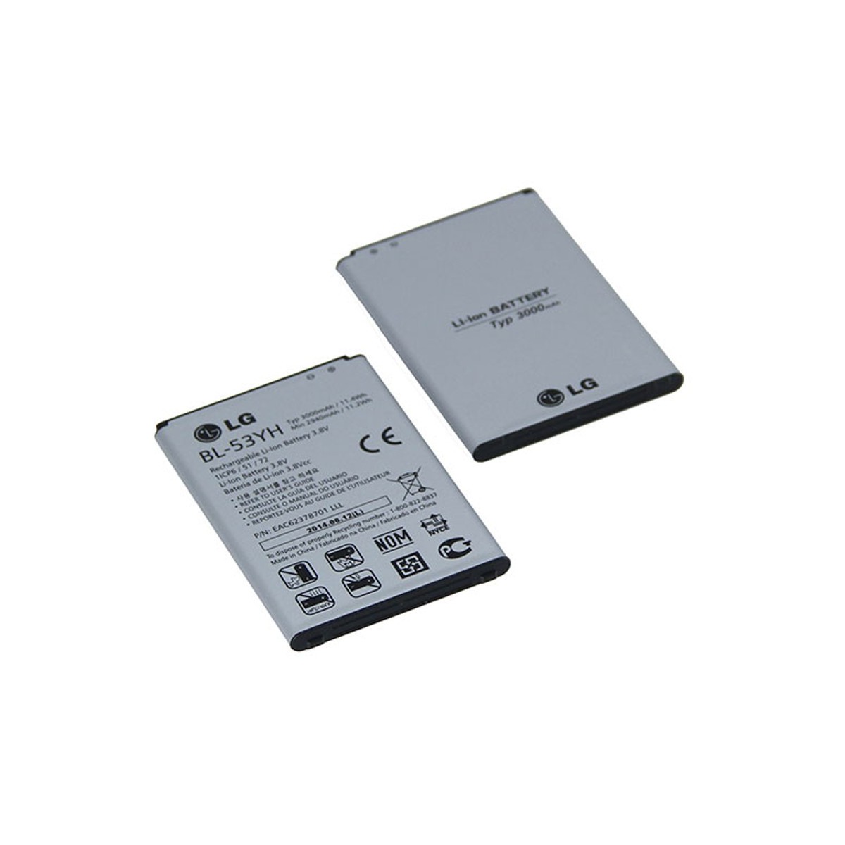  AKKU BATTERIE für LG G3 D855 D850 BL-53YH 3000mAh