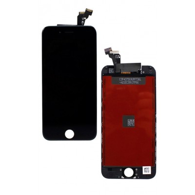 Original Retina iPhone 6 Plus LCD Display schwarz Touchscreen Set Rahmen für 5,5"