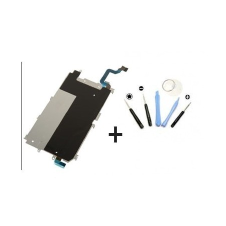 iPhone 6 Metallplatte Rückseite  original mit Flexkabel (lang)