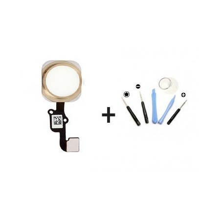 iPhone 6S / 6S Plus Homebutton Knopf Flex gold original 
