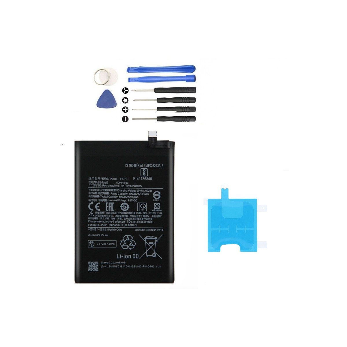 Xiaomi Poco M4 Pro Akku Batterie (BN5C) - Original Reparaturset