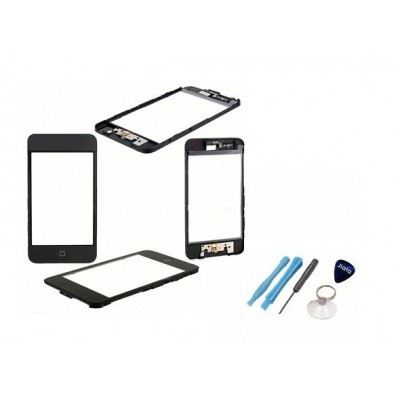 Touchscreen Touch Screen Glas Rahmen iPod Touch 2G 2nd
