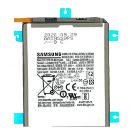 Samsung Galaxy A32 4G Akku EB-BA315ABY Original Service Pack – 5000 mAh, Set mit Kleber & Werkzeug