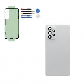 Samsung Galaxy A52 Backcover Weiß Set mit Rückdeckel-Kleber und Werkzeug