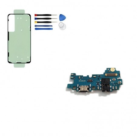 Samsung Galaxy A42 5G Ladebuchse Reparaturset mit Kleber und Werkzeug