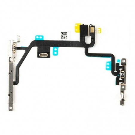 iPhone 8 Ein/Aus + Lautstärke Flexkabel Original mit Stummschalter, Blitz & Mikrofon – Reparaturset mit Werkzeug & Kleber