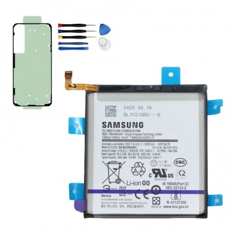 Original Samsung Galaxy S21 Ultra Akku EB-BG998ABY 5000 mAh – Service Pack mit Werkzeug & Kleber