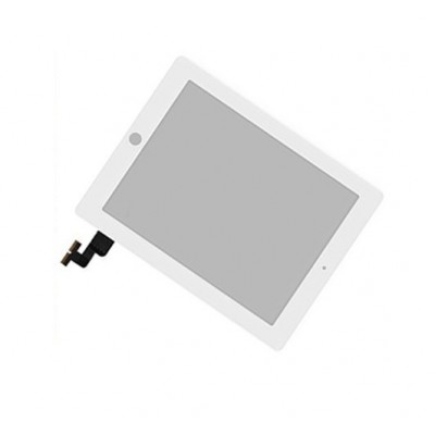 Glas Touchscreen Digitizer Display Scheibe für Apple iPad 2 weiß