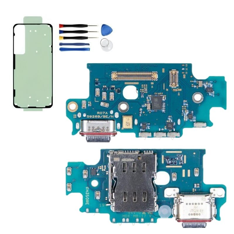 Original Samsung Galaxy S24+ Ladebuchse – USB-C Ersatzteil für SM-S926B mit Werkzeug & Klebestreifen Original Samsung Galaxy S24+ Ladebuchse – USB-C Ersatzteil für SM-S926B mit Werkzeug & Klebestreifen