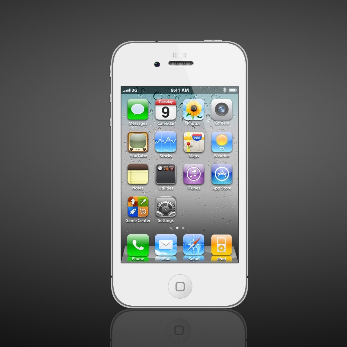 Iphone Komplettset in WHITE color