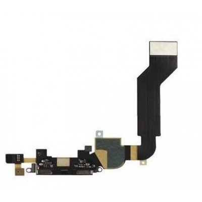 Dock Connector Charger Flex Mikrofon für Apple iPhone 4 4G schwarz