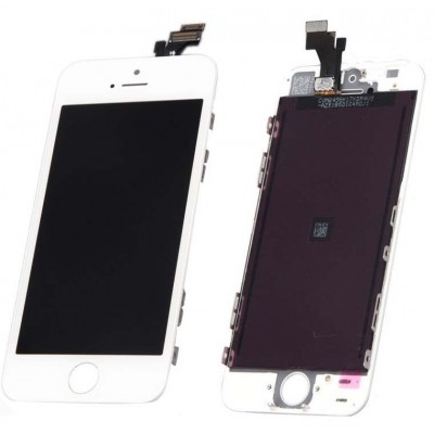 LCD Display Touchscreen Glas  für iPhone 5 weiß