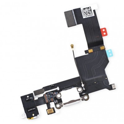 iPhone 5s Lightning / Dock Adapter / Kopfhörer Anschluss Einheit  Schwarz